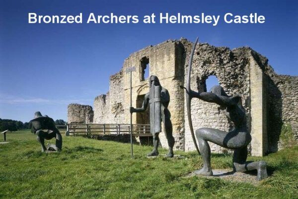 Archers at Helmsley Castle