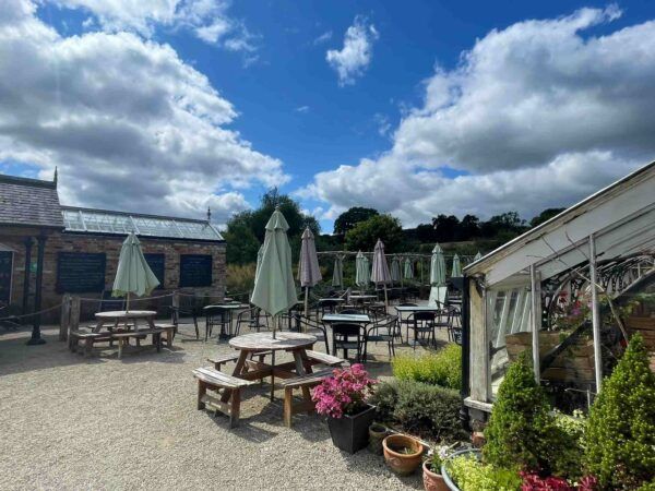 Helmsley Castle Walled Garden Vinehouse Cafe