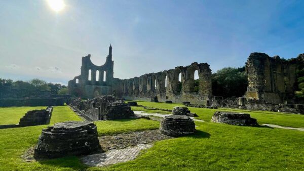 Impressive Byland Abbey Ruins - North York Moors National Park