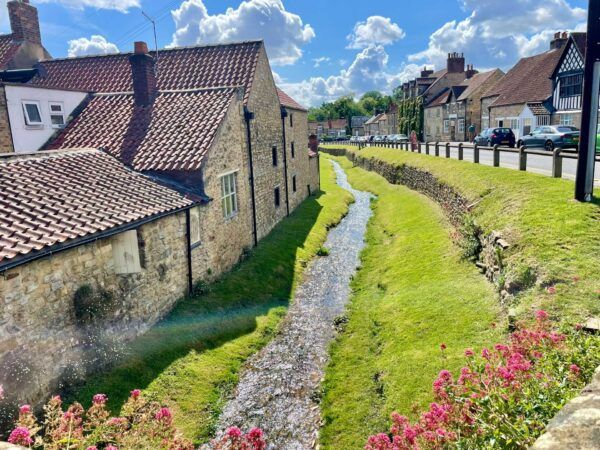 Pretty stream running through Helmsley