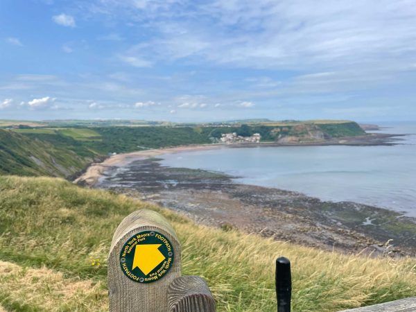 View across Runswick Bay - North York Moors